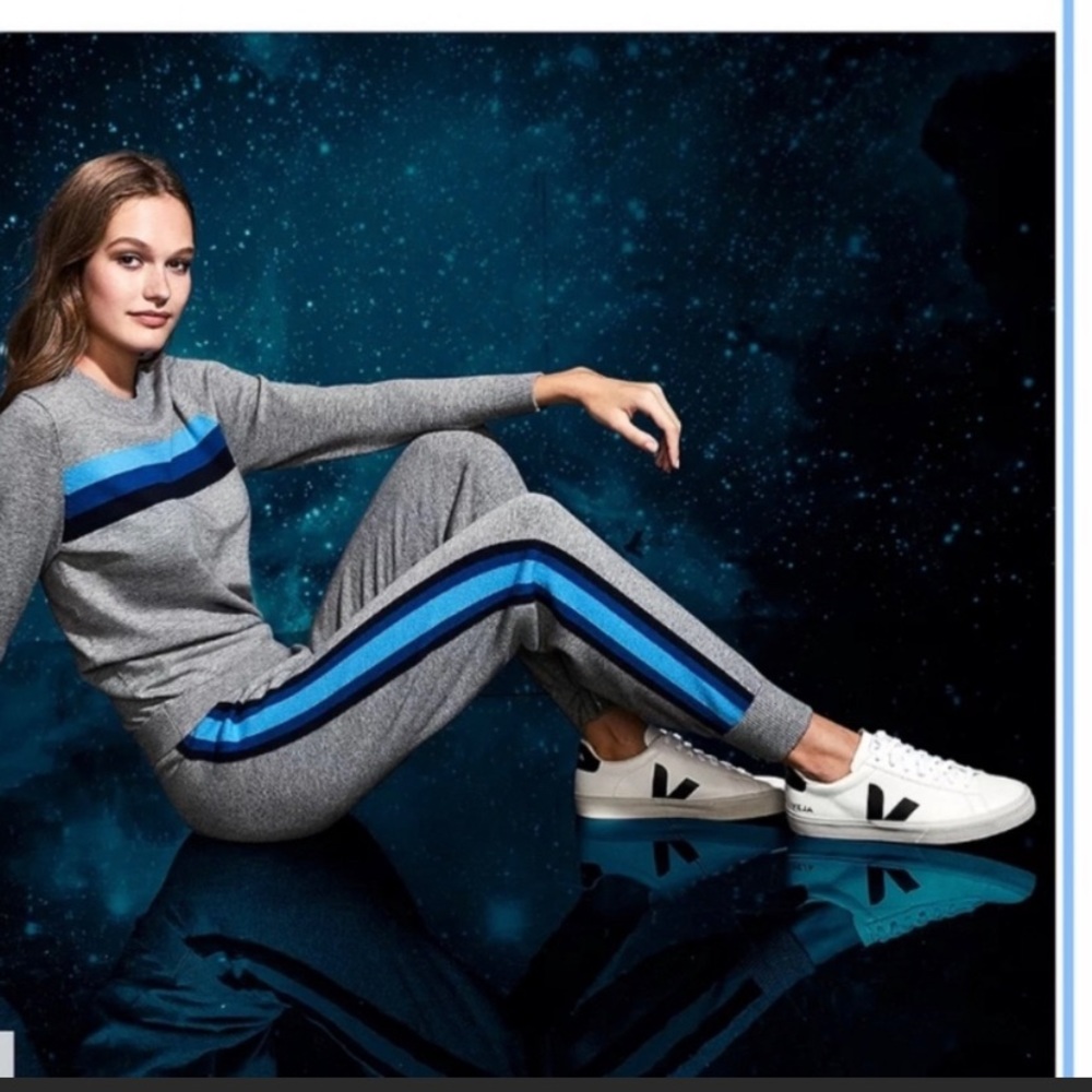 Madeleine Thompson X Aqua Bloomingdale 2 pieces Jogger Soft Gray Blue size M